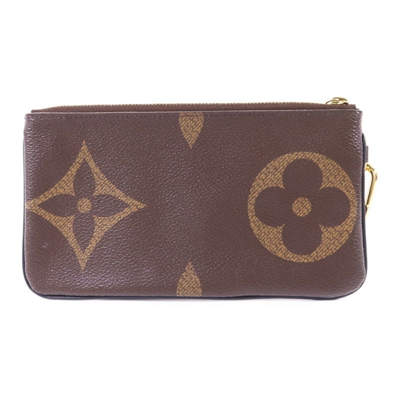 LOUIS VUITTON Monogram Reverse Pochette Trio金扣手拿包-3