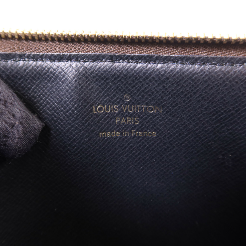 LOUIS VUITTON Monogram Reverse Pochette Trio金扣手拿包-6