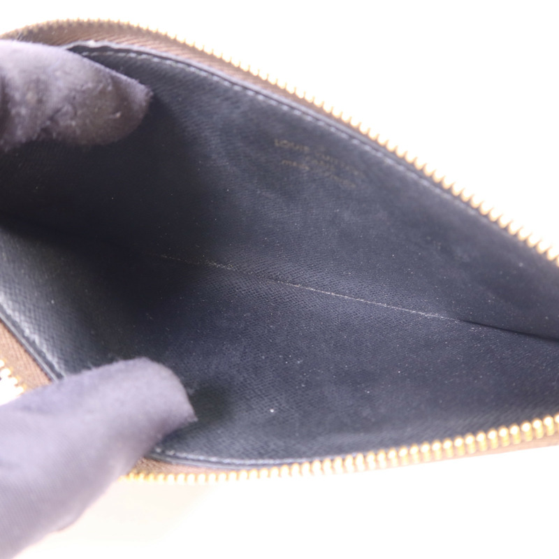 LOUIS VUITTON Monogram Reverse Pochette Trio金扣手拿包-7