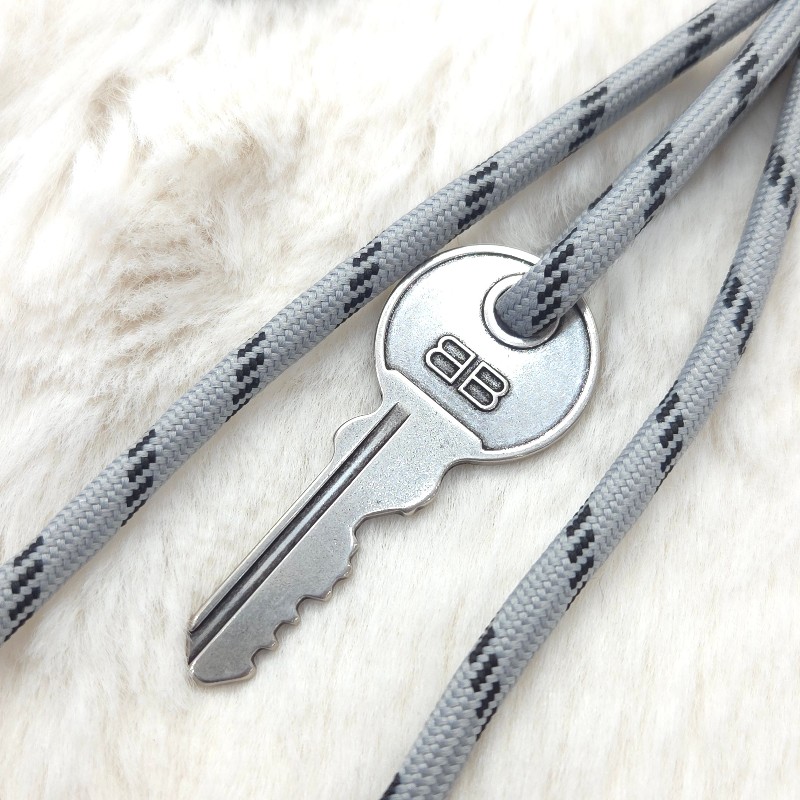 Balenciaga BB 鞋帶鑰匙圈-1