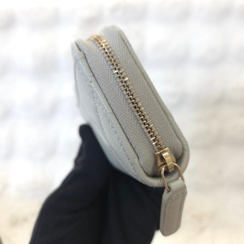 Chanel 經典拉鍊三層零錢包 展示品-5