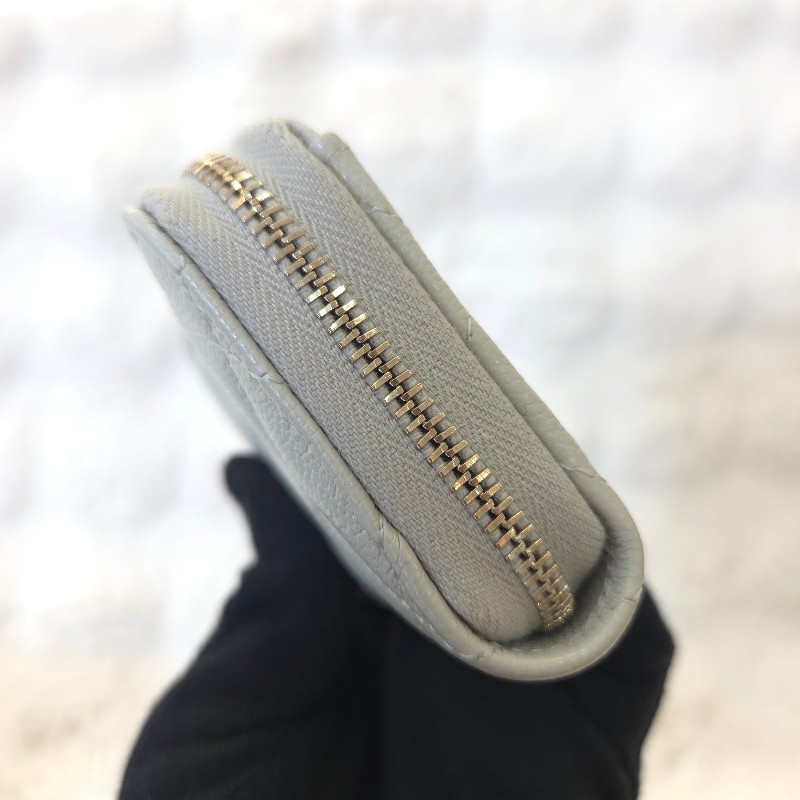 Chanel 經典拉鍊三層零錢包 展示品-6