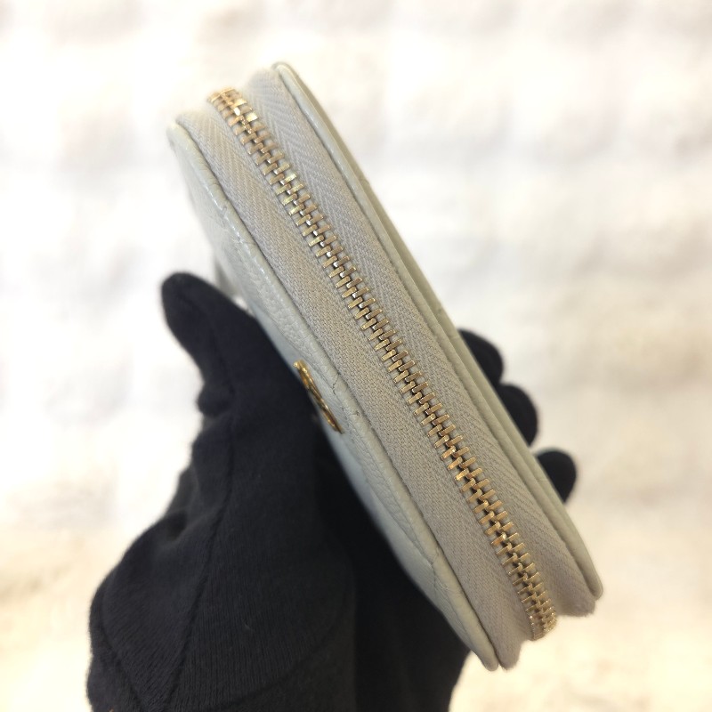 Chanel 經典拉鍊三層零錢包 展示品-7