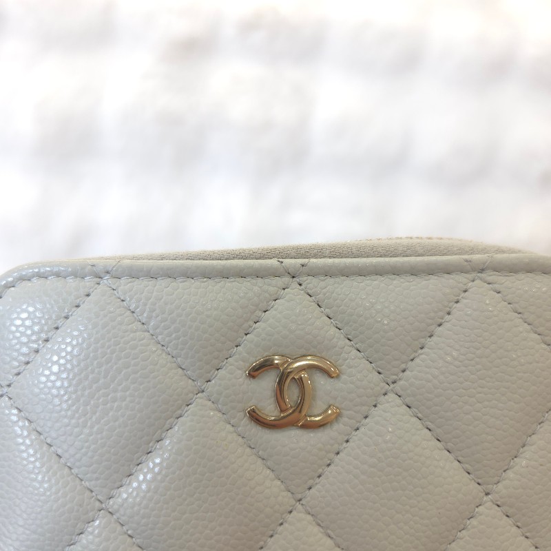 Chanel 經典拉鍊三層零錢包 展示品-8