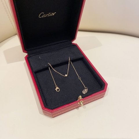 Cartier 卡地亞 D’amour 玫瑰金單鑽手鍊/迷你款/99新美品