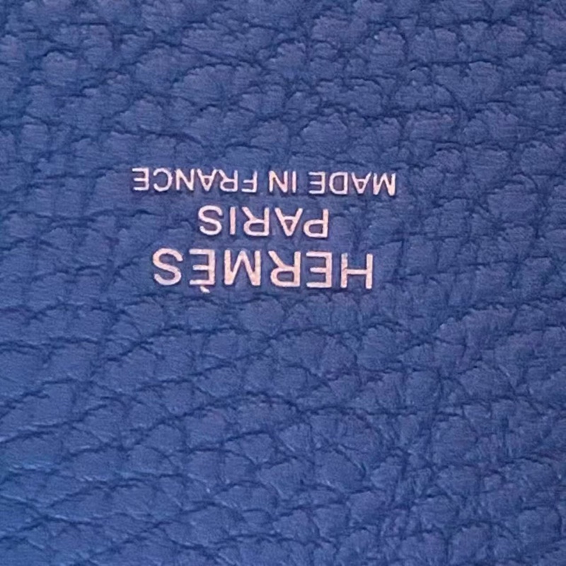 H Hermes愛馬仕水桶包18 b3坦桑尼亞籃 tc皮y刻銀扣，超級顯白百搭-7