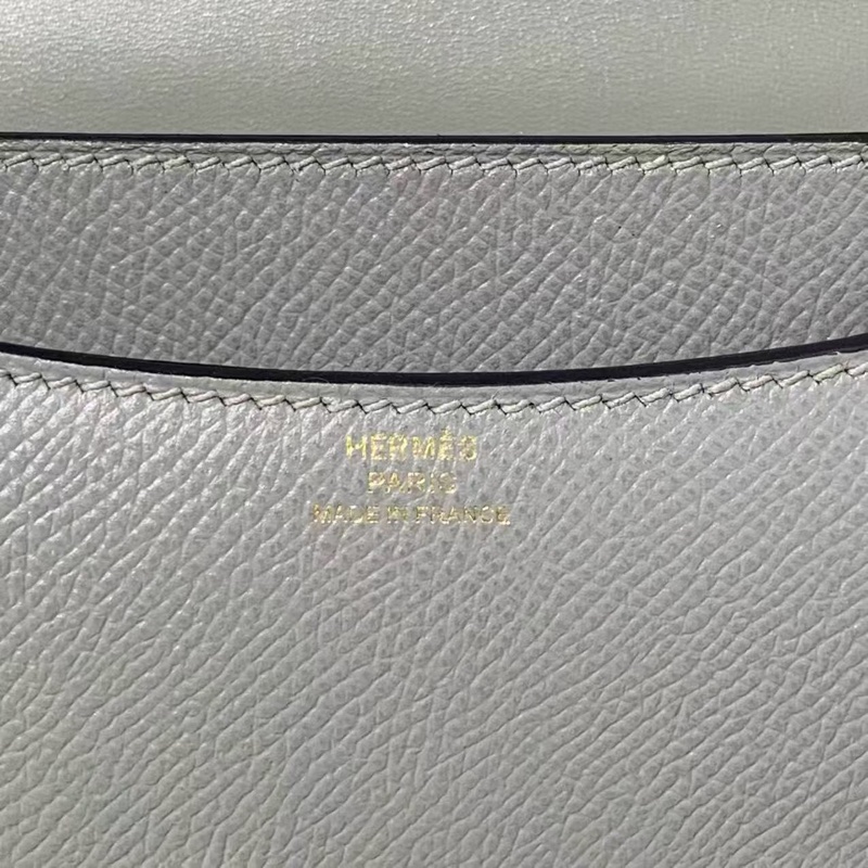 Hermes愛馬仕Constance康康19 8F epsom皮金扣X刻-7
