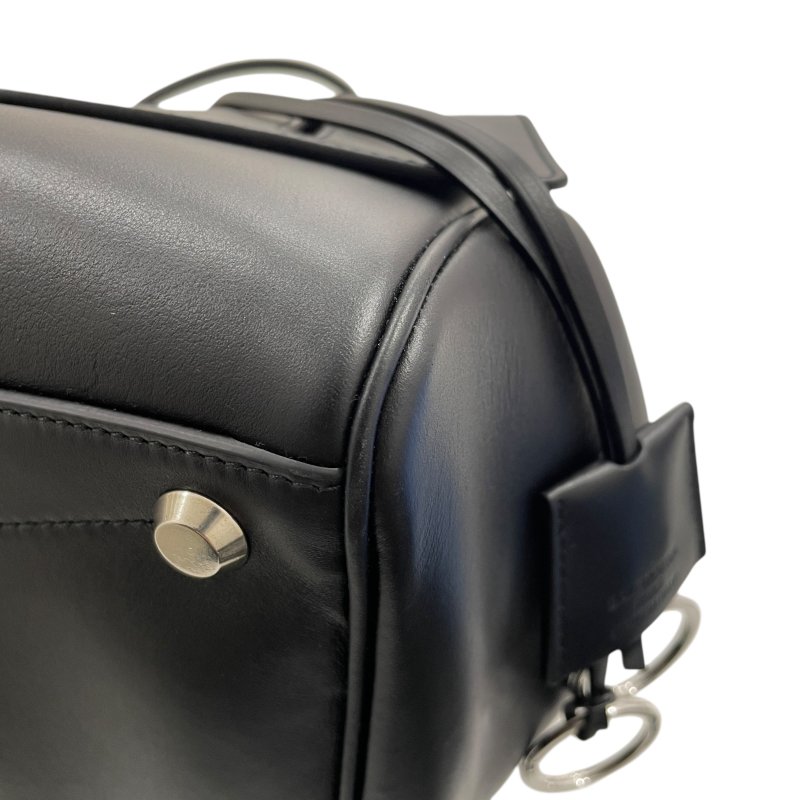 BALENCIAGA 巴黎世家 BEL AIR 手提包 皮革 黑色 銀扣-7