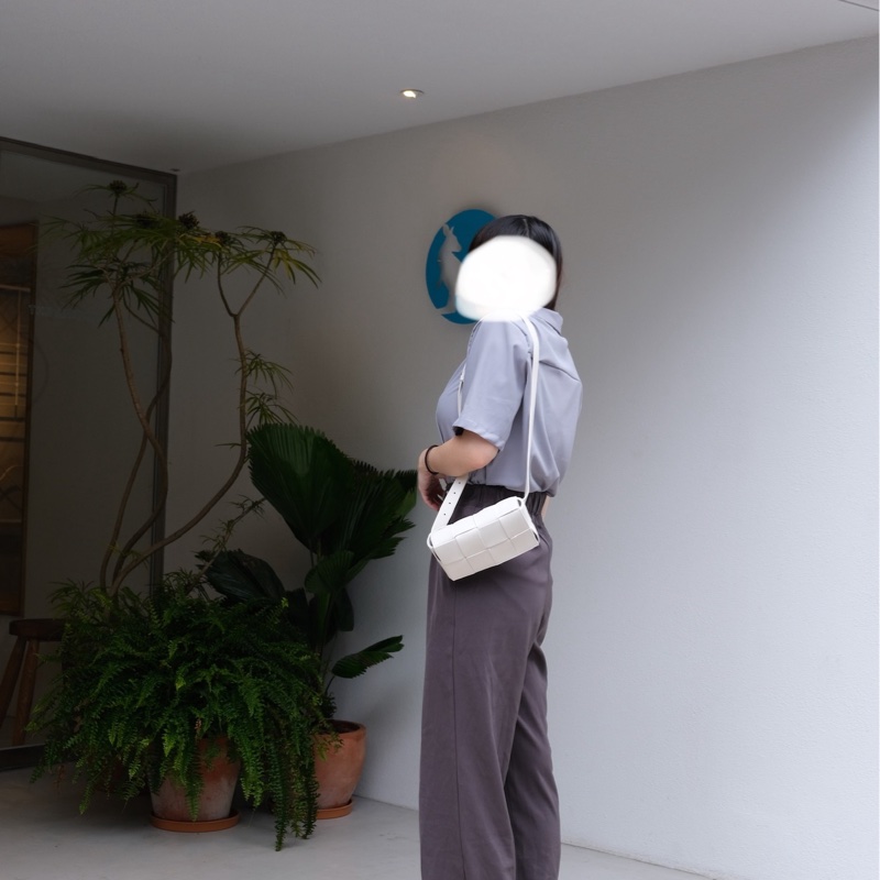 BOTTEGA VENETA Cassette Belt White-1