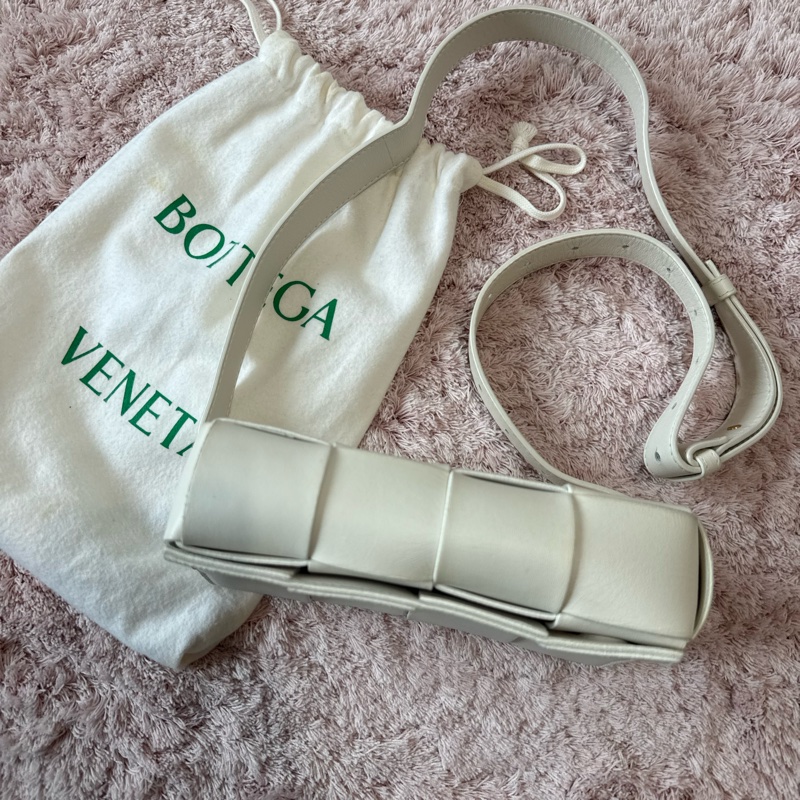 BOTTEGA VENETA Cassette Belt White-7