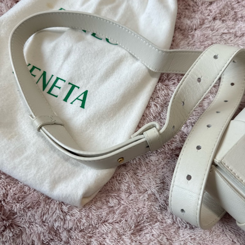 BOTTEGA VENETA Cassette Belt White-9