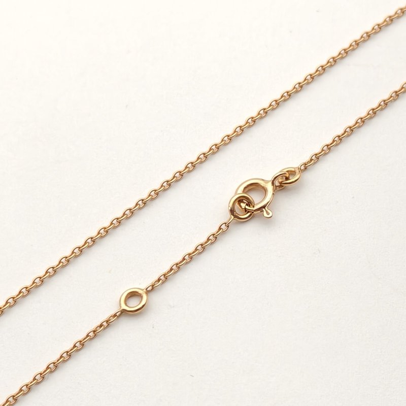 HERMES OMaillon豬鼻子18K玫瑰金項鏈18K玫瑰金項鏈玫瑰金項鍊-4