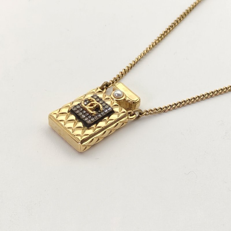 CHANEL 香水瓶項鏈合金項鏈項鍊-2