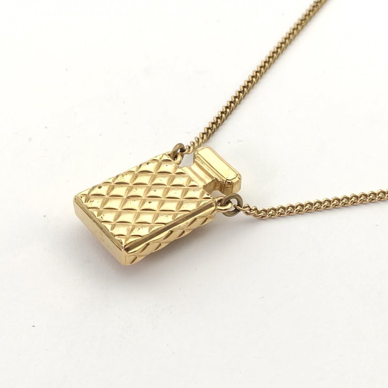 CHANEL 香水瓶項鏈合金項鏈項鍊-3