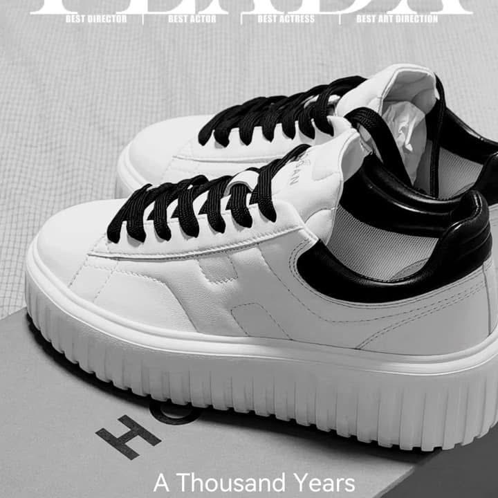 Hogan logo QQ刺繡餅乾鞋 38-0