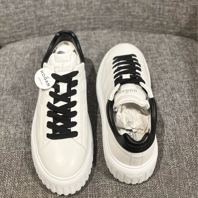 Hogan logo QQ刺繡餅乾鞋 38-18