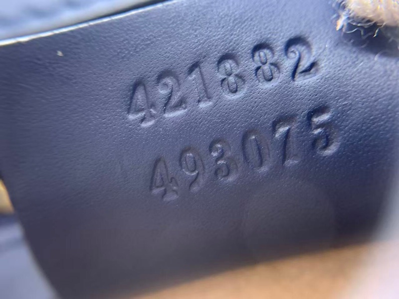 二手Gucci古馳 sylvie中號藍色絲帶塞爾維亞-5