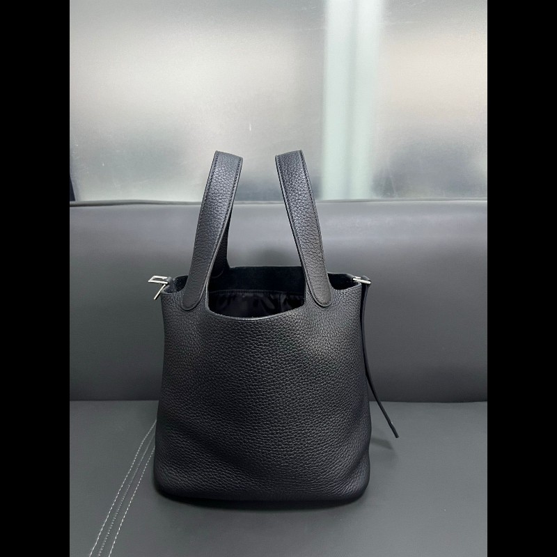 Hermes picotin18菜籃子
黑銀-1