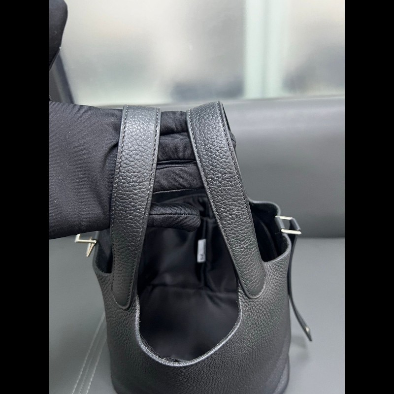 Hermes picotin18菜籃子
黑銀-13