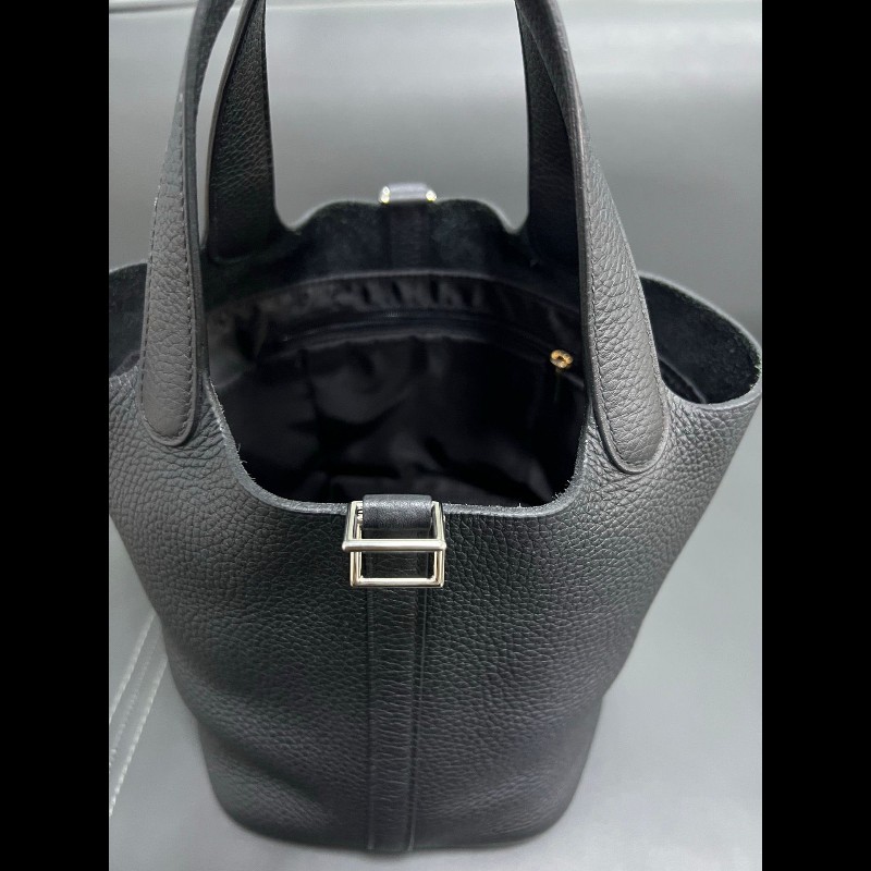 Hermes picotin18菜籃子
黑銀-16