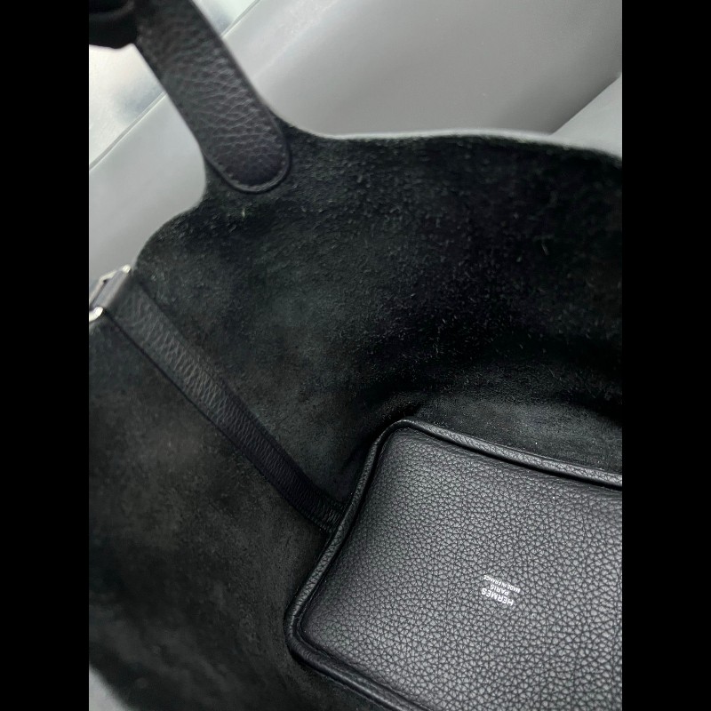 Hermes picotin18菜籃子
黑銀-24