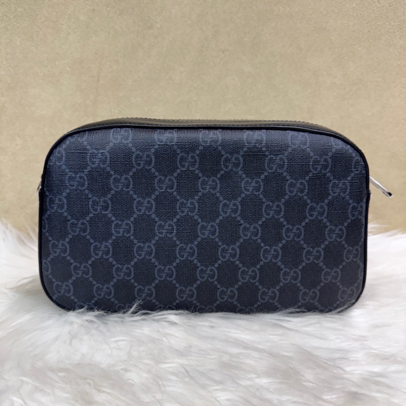 Gucci 黑灰相機包 近全新-1