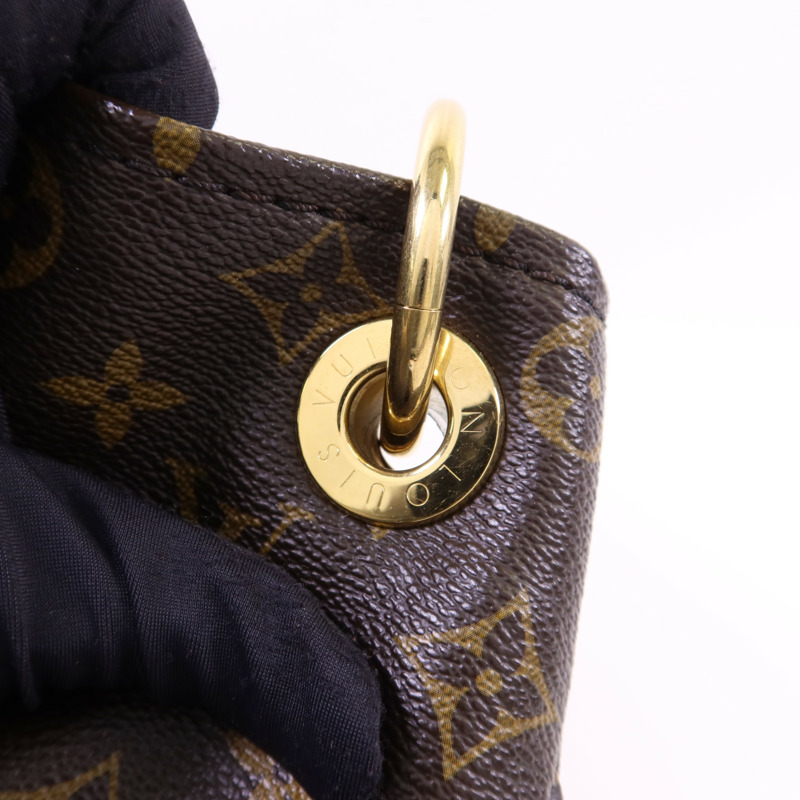 LOUIS VUITTON Monogram Artsy GM金扣肩背袋-9