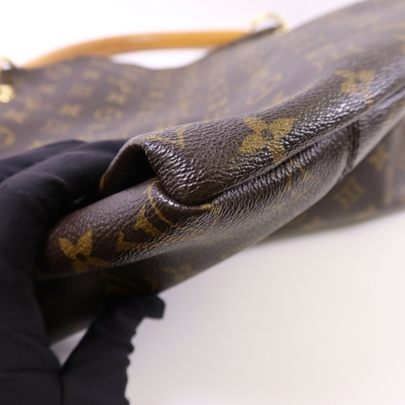 LOUIS VUITTON Monogram Artsy GM金扣肩背袋-12