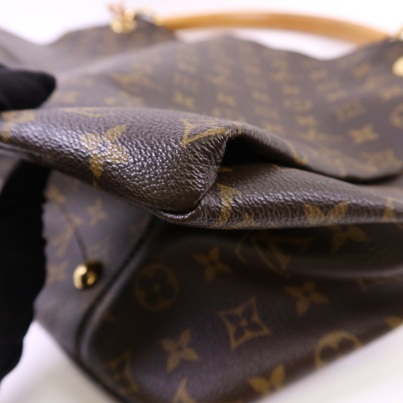 LOUIS VUITTON Monogram Artsy GM金扣肩背袋-13