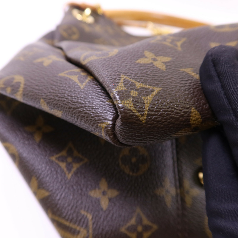 LOUIS VUITTON Monogram Artsy GM金扣肩背袋-14
