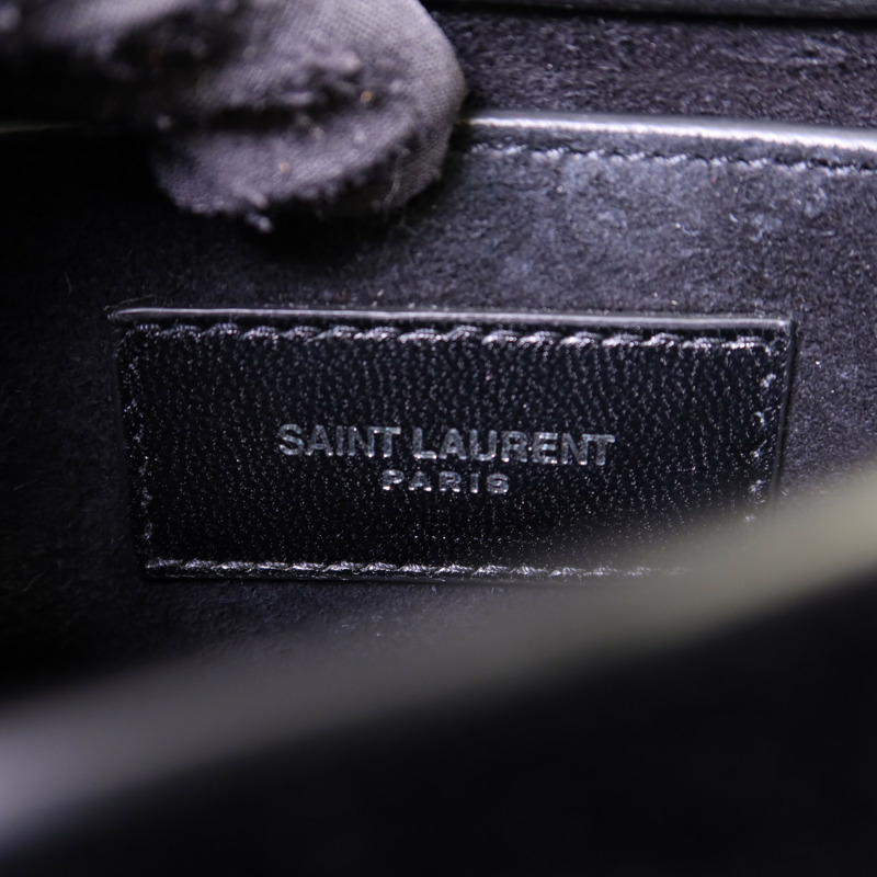 SAINT LAURENT 牛皮皮革Sunset Medium銀扣鏈帶肩背袋-7