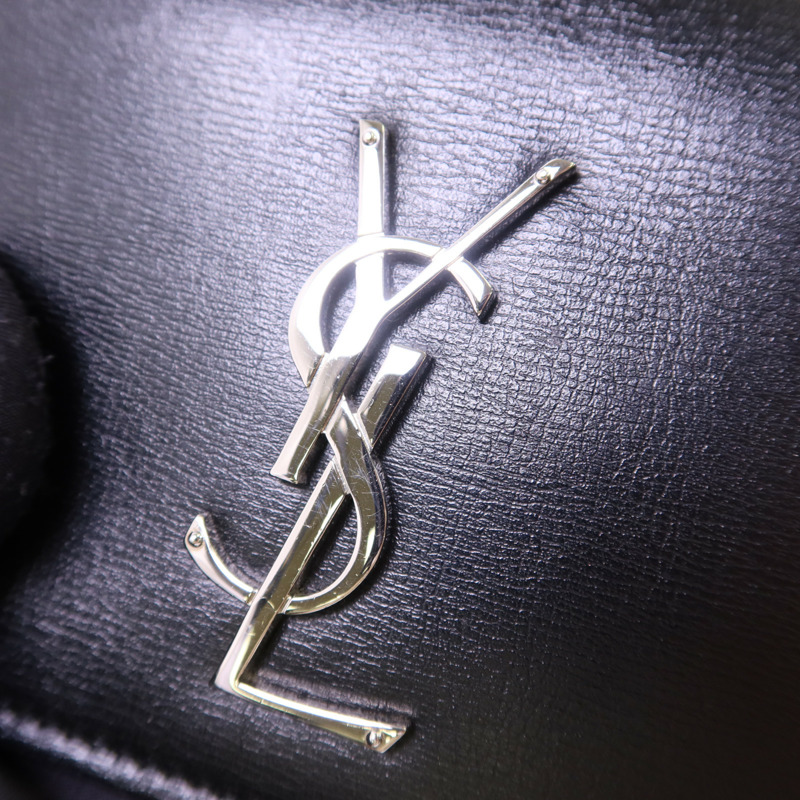 SAINT LAURENT 牛皮皮革Sunset Medium銀扣鏈帶肩背袋-9