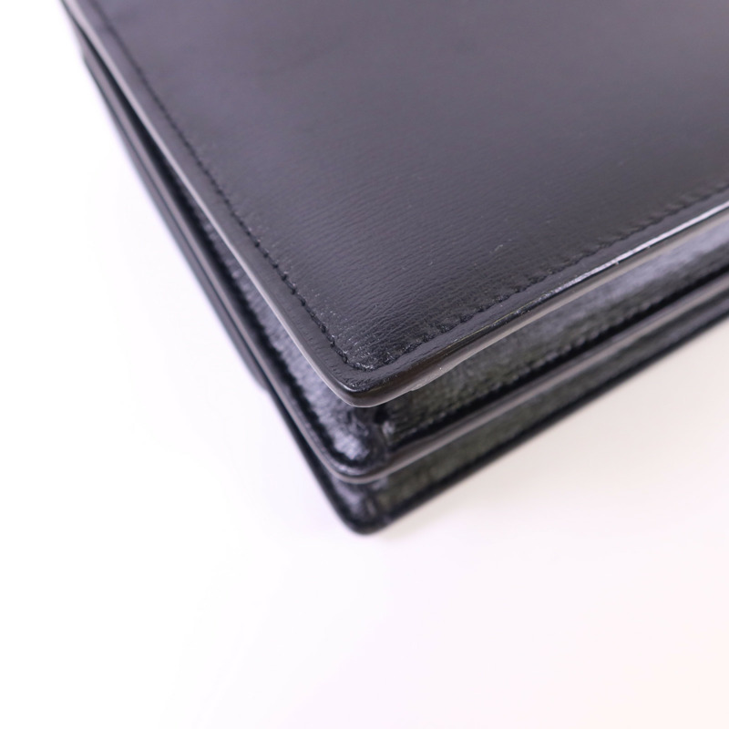 SAINT LAURENT 牛皮皮革Sunset Medium銀扣鏈帶肩背袋-14