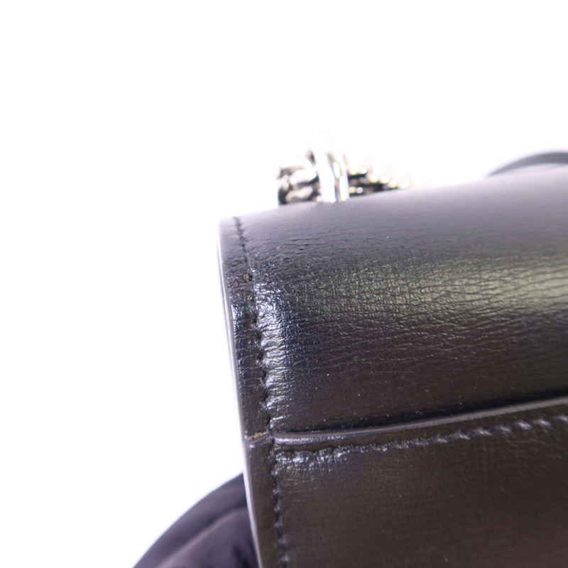 SAINT LAURENT 牛皮皮革Sunset Medium銀扣鏈帶肩背袋-15