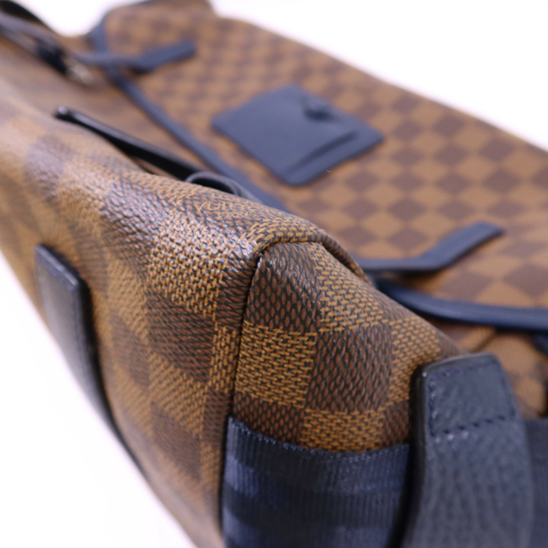 LOUIS VUITTON Damier Buzas銀扣肩背袋-10