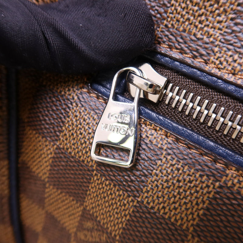 LOUIS VUITTON Damier Buzas銀扣肩背袋-14