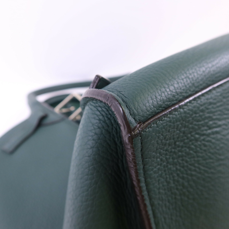 CELINE 牛皮皮革Small Big Bag銀扣肩背袋-12