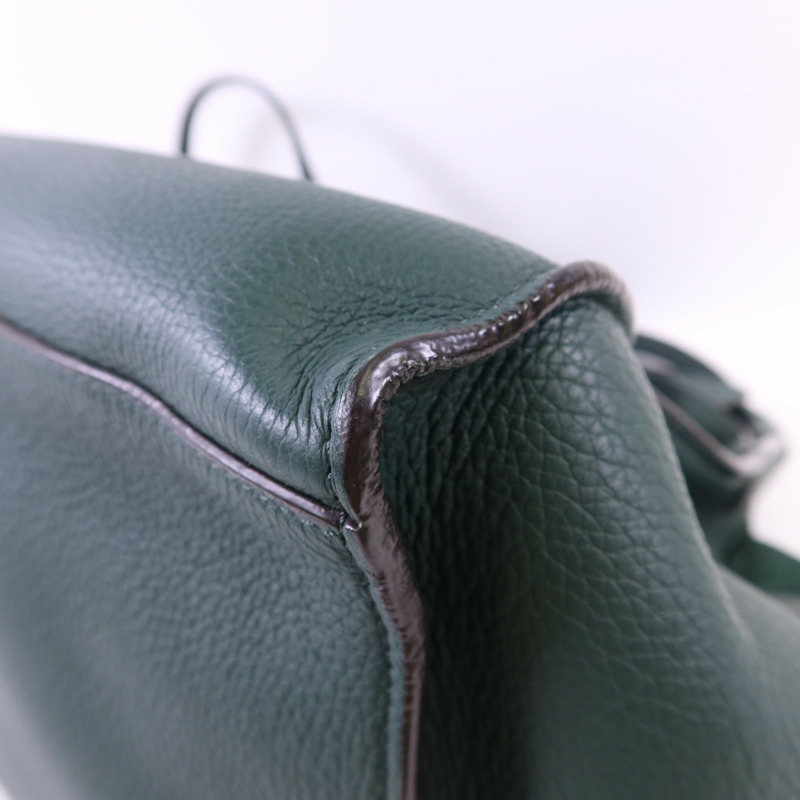 CELINE 牛皮皮革Small Big Bag銀扣肩背袋-13