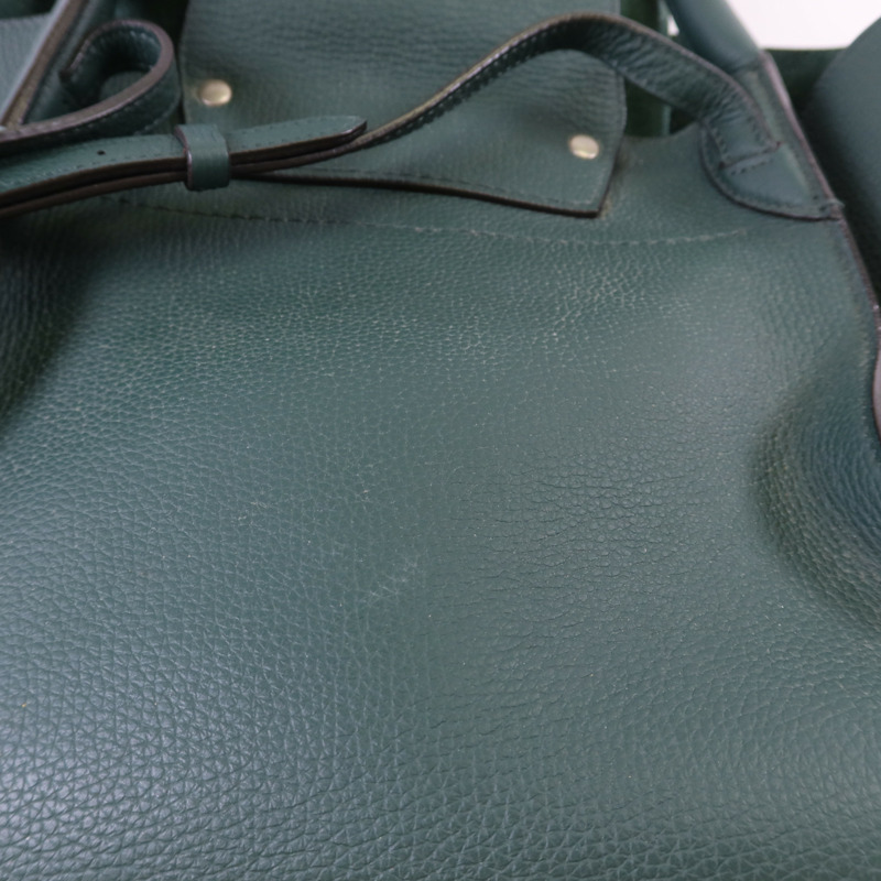 CELINE 牛皮皮革Small Big Bag銀扣肩背袋-15