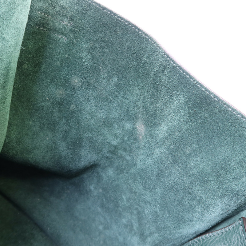 CELINE 牛皮皮革Small Big Bag銀扣肩背袋-22