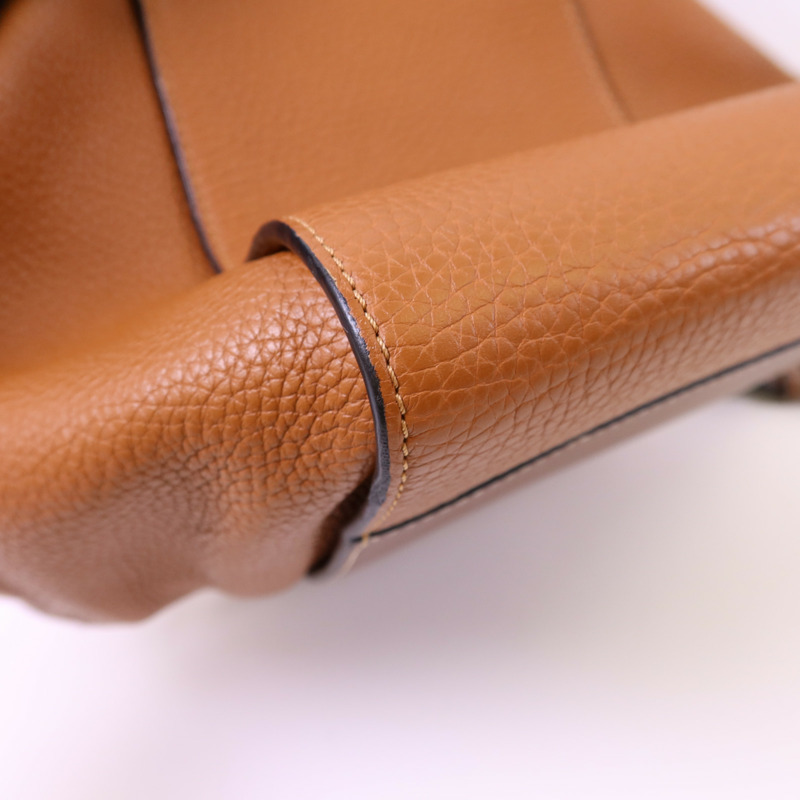 LOEWE 牛皮皮革Hammock Small金扣肩背袋-12