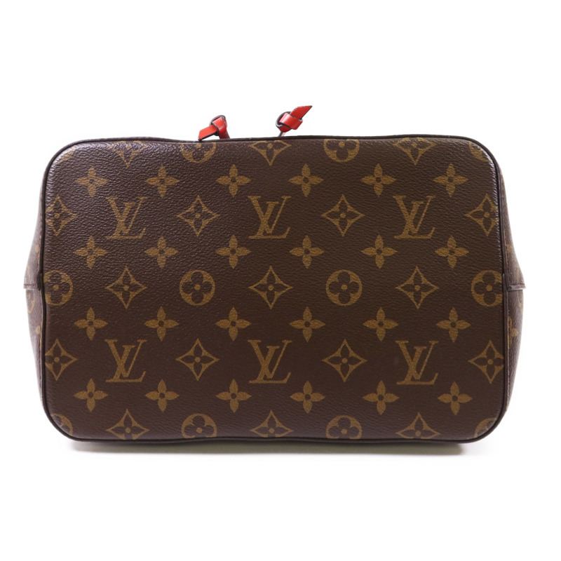 LOUIS VUITTON Monogram Neo Noe Bucket Bag金扣肩背袋Coquelicot-3