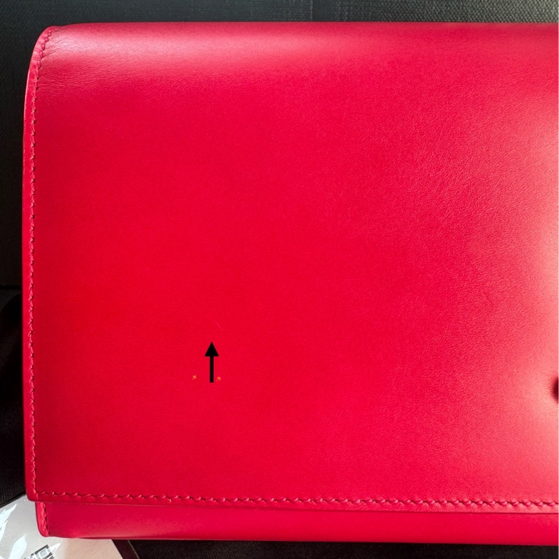 YSL SAINT LAURENT 326079  桃紅色 Logo 手拿包 晚宴包 手袋-16