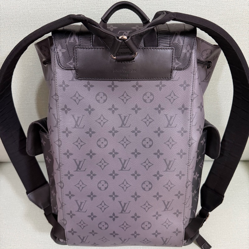 ®️Louis Vuitton Christopher MM Monogram Eclipse Reverse 帆布後背包-1