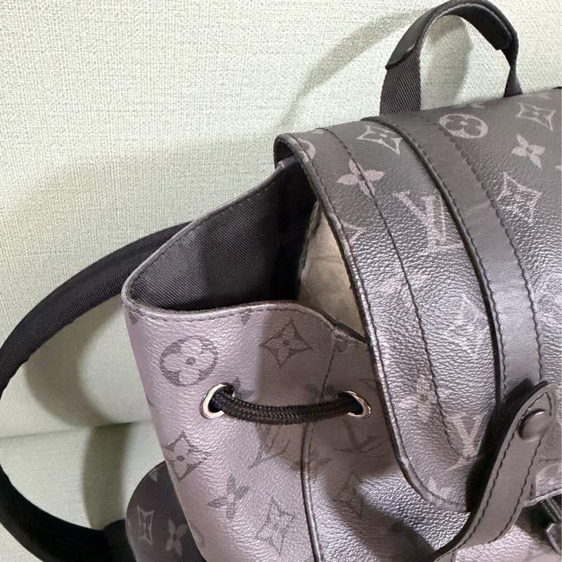 ®️Louis Vuitton Christopher MM Monogram Eclipse Reverse 帆布後背包-5