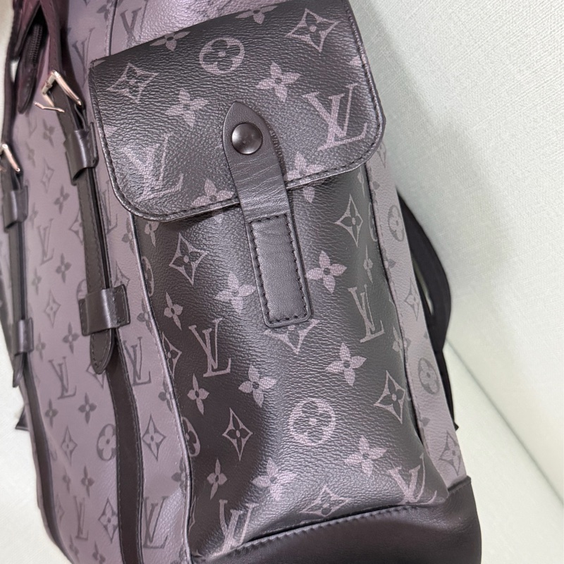 ®️Louis Vuitton Christopher MM Monogram Eclipse Reverse 帆布後背包-8