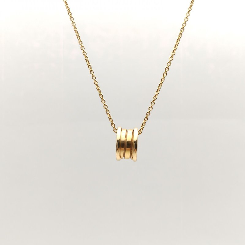 BVLGARI B.ZERO1彈簧項鏈單環扣18K黃金項鏈黃金項鍊-1