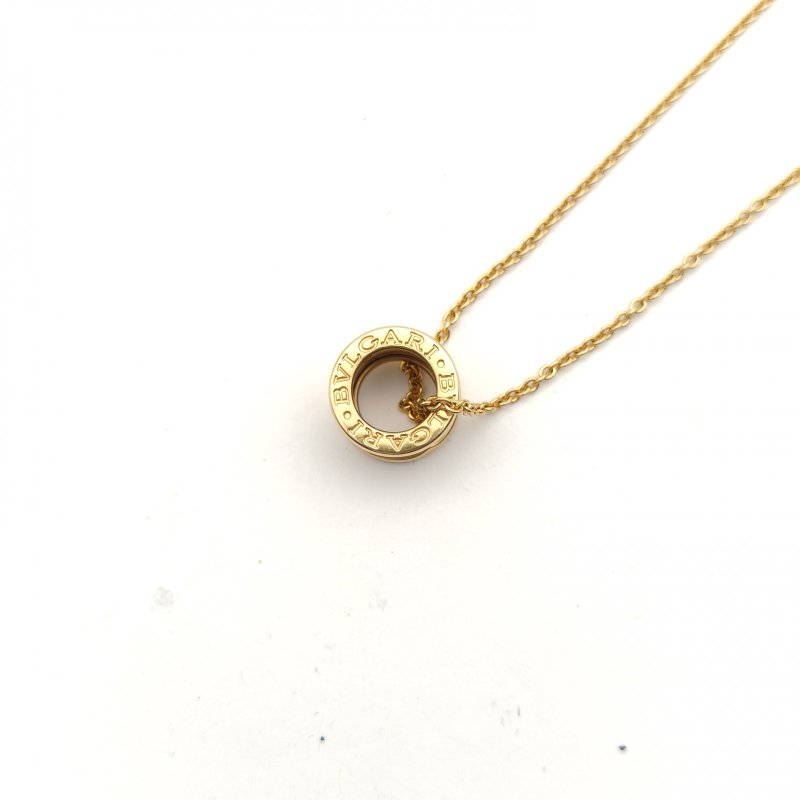 BVLGARI B.ZERO1彈簧項鏈單環扣18K黃金項鏈黃金項鍊-3