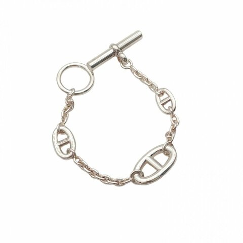 HERMES Farandole豬鼻子手鏈AG925銀SH手鍊／手環