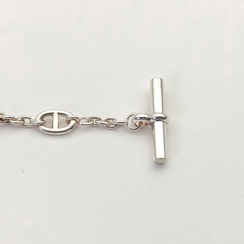 HERMES Farandole豬鼻子手鏈AG925銀SH手鍊／手環-4